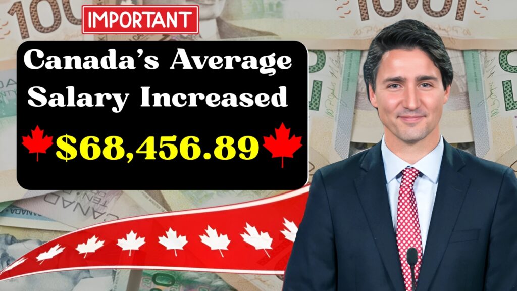 Canada's Average Salary Increased to $68,456.89 in 2025