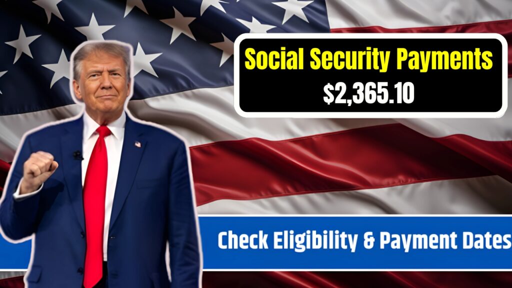 Social Security Payments: $2,365.10 Release Dates Inside
