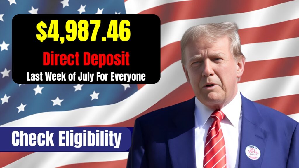 $4,987.46 direct deposit hitting American bank accounts